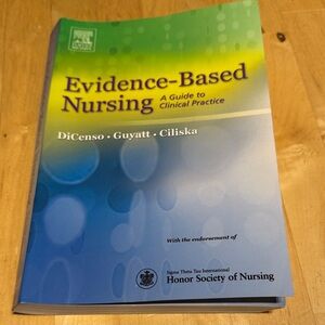 Evidence-Based Nursing Guide - Blue and Green Cover